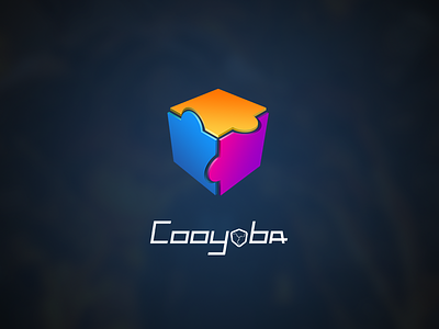 App logo app cube logo puzzle
