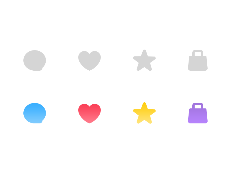 icons by A-zhen on Dribbble