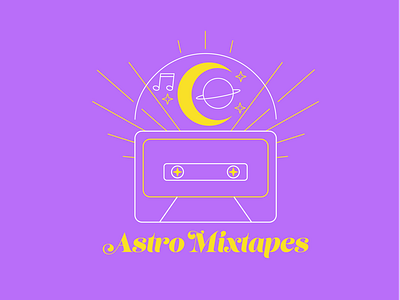 Astro Mixtapes Illustration