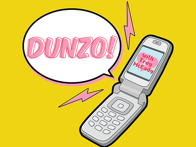 DUNZO! Podcast Illustration