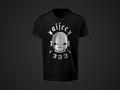 Aijee333 arrow black head identity illustration logo metal shirt skull t shirt