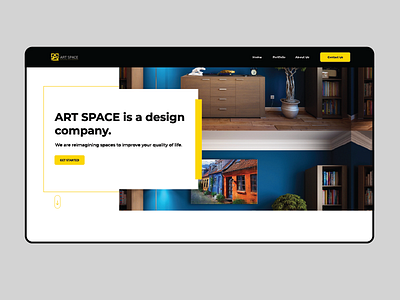 Art Space adobe adobe xd design designer graphic design interior design new design newconcept uiux ux