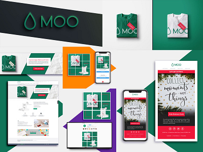 Moo UX/UI, Instagram Ad, WebBanner & Mailing web design