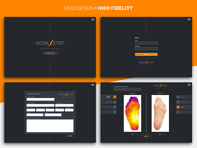 NovaStep UX/UI Design Interface