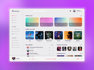 Music Player Web App