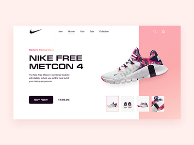 Nike Product Card Concept design e commerce figma interface nike online store product product card shoes shopping ui ux webdesign