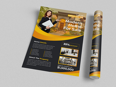 Home Sale Corporate Flyer Template Design