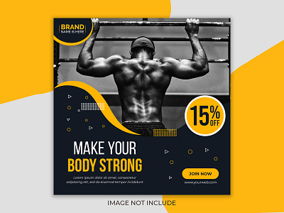 Fitness Banner Designs Themes Templates And Downloadable Graphic Elements On Dribbble