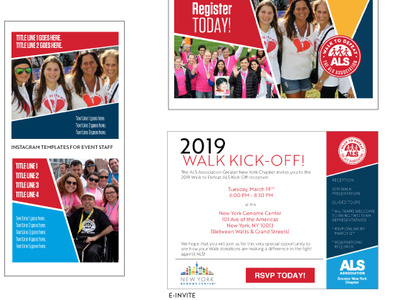 Walk to Defeat ALS - 2019 Digital Marketing Pieces