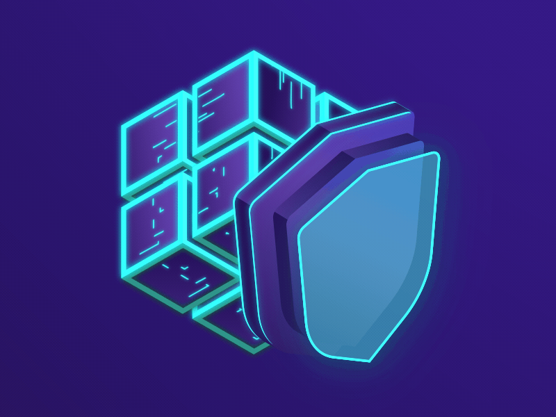Cloud Services - Security after effect animated icon animation icon isometric isometric art isometric design isometric illustration