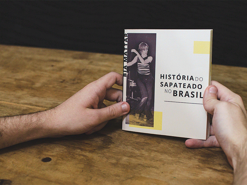 History of Tap Dance in Brazil | Book book editorial design graphic design history tap dance typography