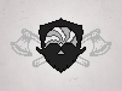 BIG League of Beards pixelated