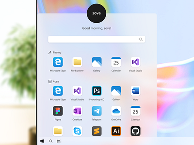 Windows 10 Start Menu Redesign