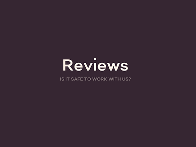 Reviews