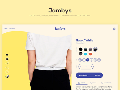 Jambys branding ecommerce ui ux