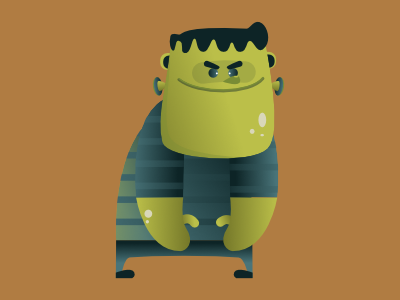 The famous failed experiment affinity affinitydesigner character design concept art design digital illustration frankenstein halloween design monster pencildog vector