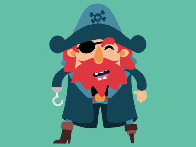 smiling pirate