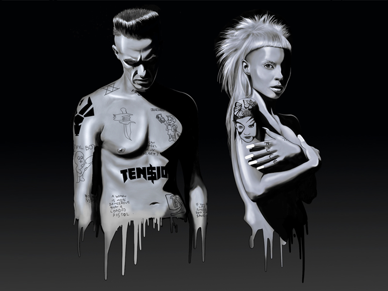 Die antwoord рисунки