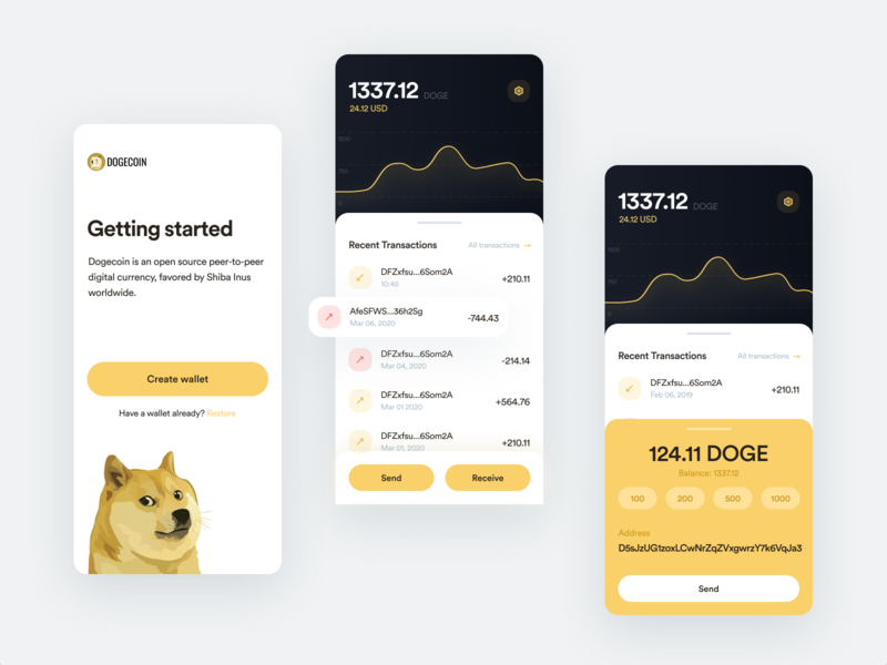 crypto wallet app for dogecoin