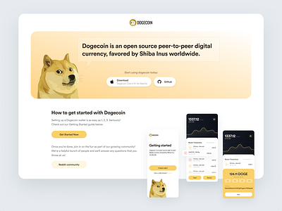 Dogecoin Landing Page