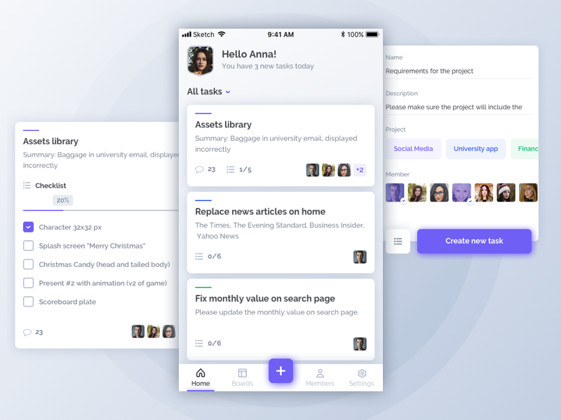 Inspirasi #29 - UI / UX Design To - Do Web & App