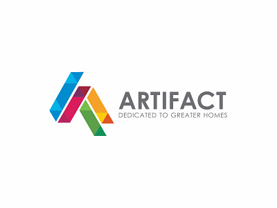 Artifact branding construction design logo vector