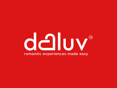 daluv branding logo typography vector