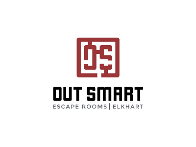 OutSmart branding design icon logo vector