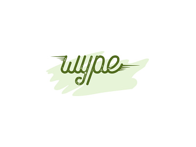 Wype branding environment hygiene logo organic toilet vector