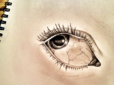 Eye Sketch art black detail drawing eye eyeball fine line pencil shade shadow sketch white