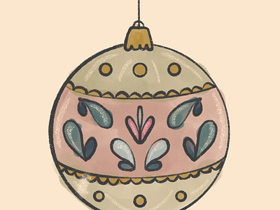 Christmas ornament christmas festive ornament pastel colors xmas