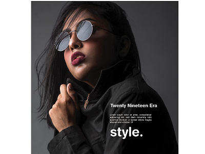 Style Poster branding graphic design magazine ad magazine cover poster design