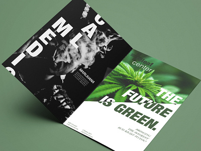 cannabis company brochure branding and identity brochure design cannabis logo graphic design product design product development