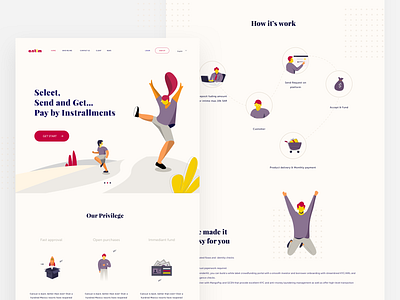 Landing Page - Pay by installments