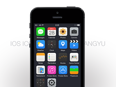 IOS ICONS icons ios photos settings