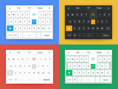 Keyboard color customize ios keyboard system