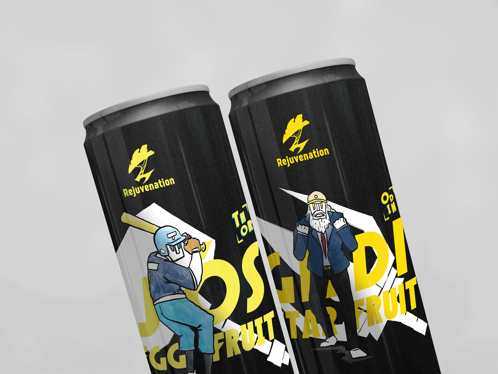 Beverage Package Design: Rejuvenation adobe illustrator adobe photoshop animation branding illustration logo design packaging design procreate