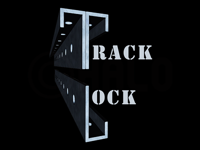 logo for Track Lock design logo