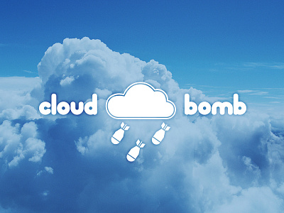 cloud bomb blue bomb cloud fluffy sky