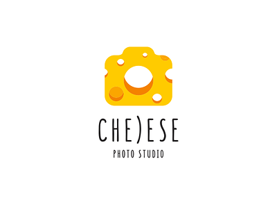 che)ese photo studio camera cheese cut holes logo photo piece smile studio