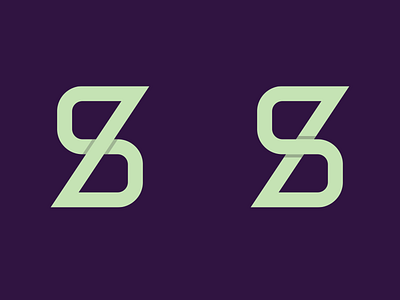 zs & sz letter monogram s z