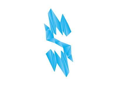 icicleS blue cold cool ice icicles letter s typography