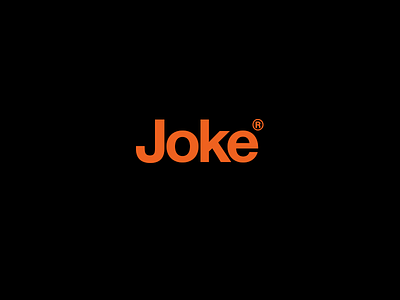joker helvetica joke joker logo minimalism registered