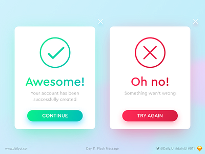 011 Flash Message by 🇵🇭Mussulini Lopez on Dribbble