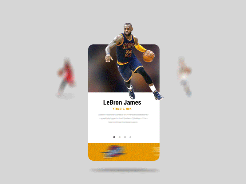 NBA Prototype aftereffects animated nba playoffs prototype