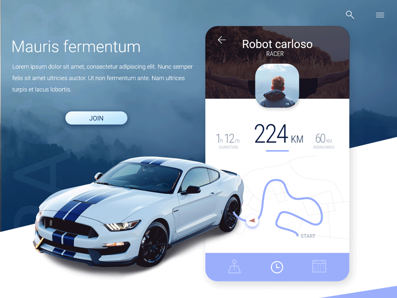App-Daily UI app car design experience interaction rating ui user ux visual