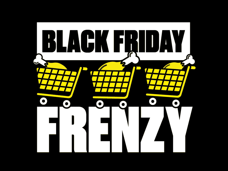 Black Friday shopping frenzy animations design illustrations mograph motion mtv shopping thanksgiving turkey