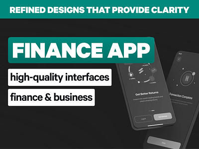 Finance App Design