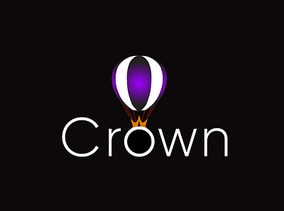 crown baloon logo baloons crown logo dailylogochallenge design dribbble flat illustration illustrator logodesign trending typography vector