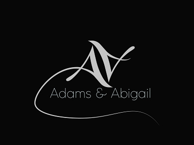 Adams & Abigail word mark logo best logo dailylogochallenge design dribbble fashion brand illustration illustrator logodesign trending unique logo wordmark